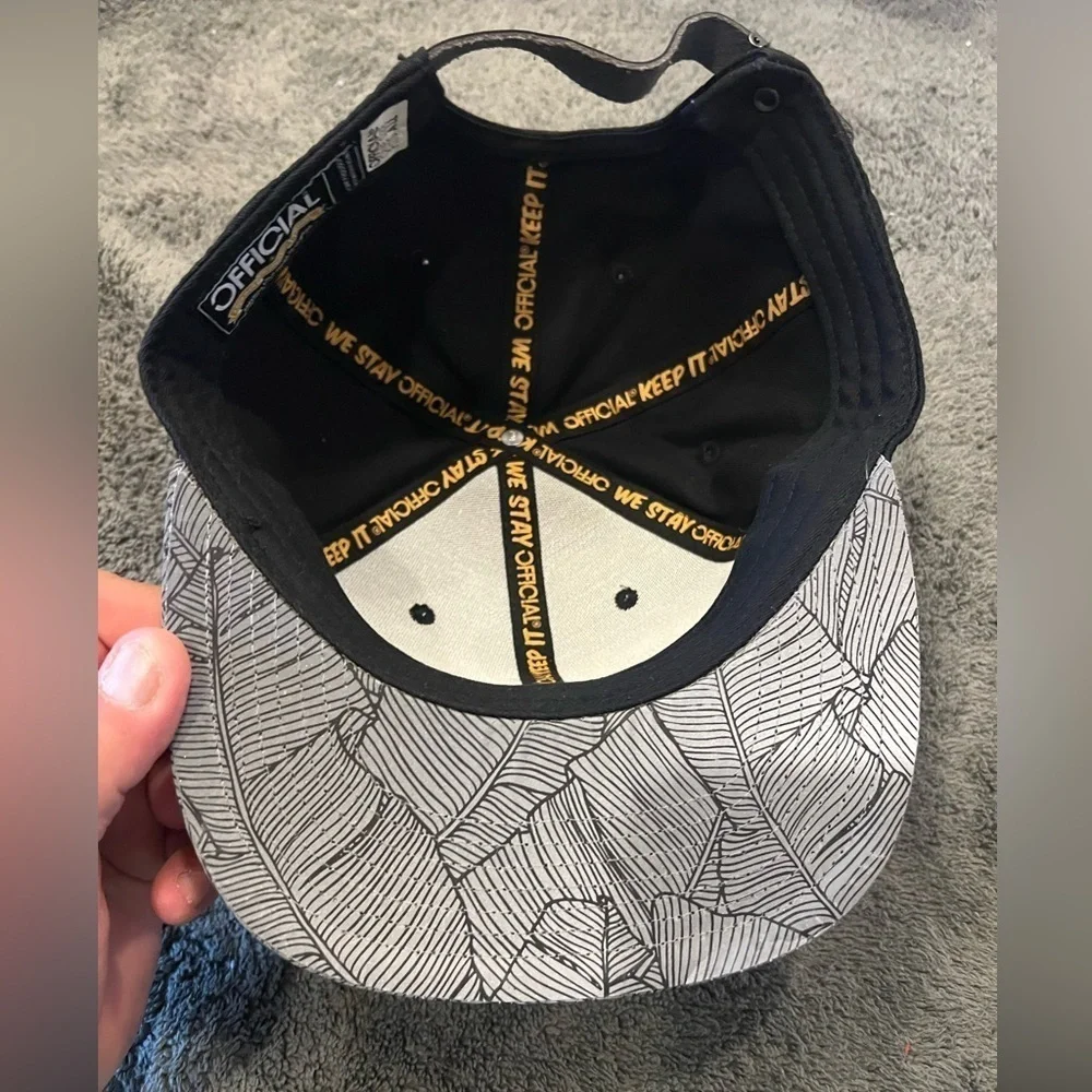 Official California Republic Flag Bear Gray Black Snapback